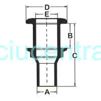 Nerūdijančio plieno drenažo detalė 15-56mm